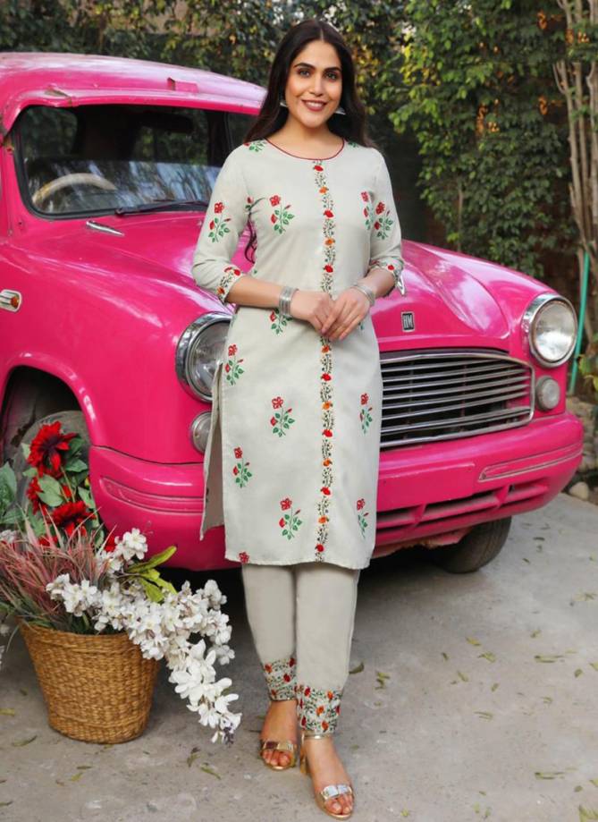 LV New Designer Ethnic Wear Cotton Kurti With Pant Collection